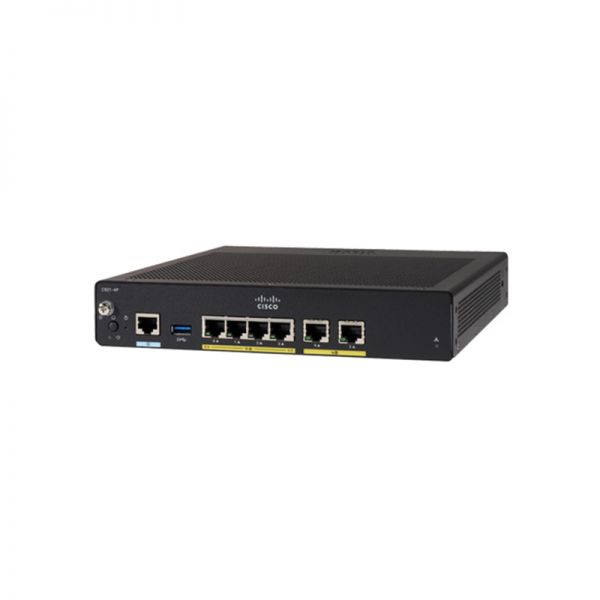 (NEW) C921-4P - Cisco 921 Gigabit Ethernet security router with internal power supply