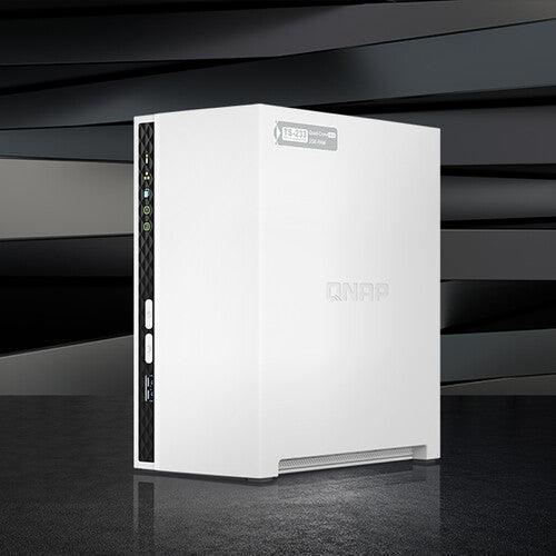 (NEW VENDOR) QNAP TS-233 2-Bay NAS | ARM Cortex-A55 2.0GHz Quad Core, with NPU - C2 Computer