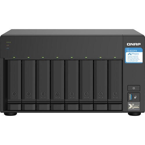 (NEW VENDOR) QNAP TS-832PX-4G 8-Bay NAS | Annapurna Labs Alpine AL-324 Cortex-A57 1.7 GHz Quad Core - C2 Computer