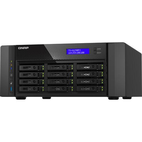 (NEW VENDOR) QNAP TS-h1290FX-7302P-128G 12-Bay NAS | AMD EPYC™ 7302P 16-core / 32-thread 3.0 GHz processor (up to 3.3 GHz) - C2 Computer