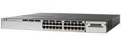 (USED) CISCO WS-C3850-24PW-S 24x 1GB PoE+ RJ-45 Manages 5x APs 1x Module Slot Switch - C2 Computer