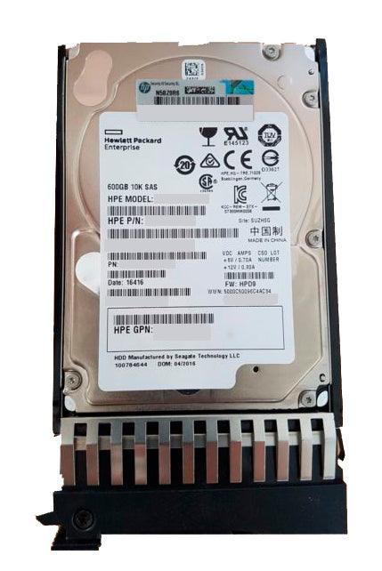 (NEW PARALLEL) HPE 713827-B21 600GB 2.5 INCH SAS 6GBPS 10000RPM 硬碟 - C2 Computer