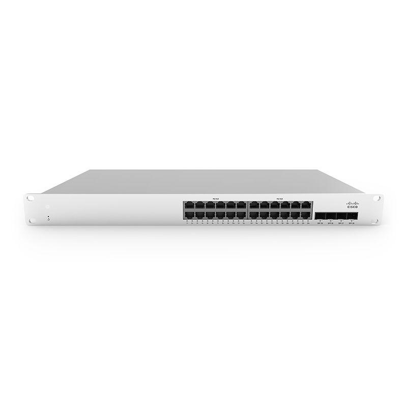 (NEW VENDOR) CISCO MERAKI MS225-24P-HW MS225-24P L2 Stacking Cloud-Managed 24x GigE 370W PoE Switch - C2 Computer