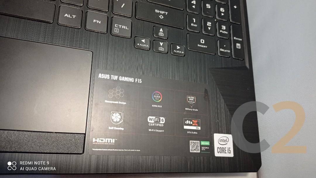 (USED) ASUS TUF Gaming FX506 i5-10300H 4G 128-SSD NA GTX 1650 Ti 4GB 15.6inch 1920x1080 144Hz Gaming Laptop 95% - C2 Computer