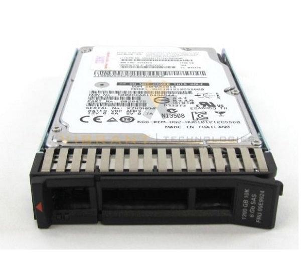 (USED) IBM 00E9921 1.2TB 10000RPM 6GBPS SAS 2.5INCH SFF HOT SWAP HARD DRIVE WITH TRAY - C2 Computer